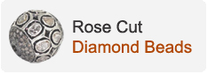 Rose Cut Diamond Beads